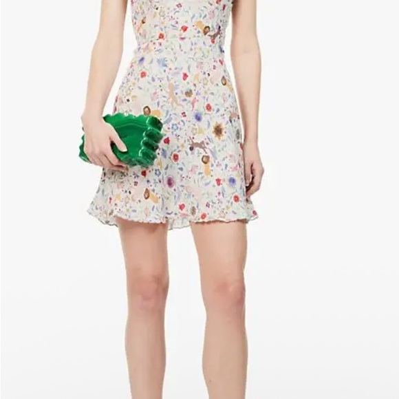 Ciao Lucia Pink and Orange Ruffled Tiered Sundress - Picture 2 of 9